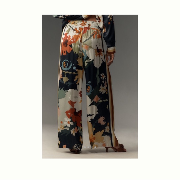 Conditions Apply Imara Satin Wide-Leg Pants - Picture 3 of 4